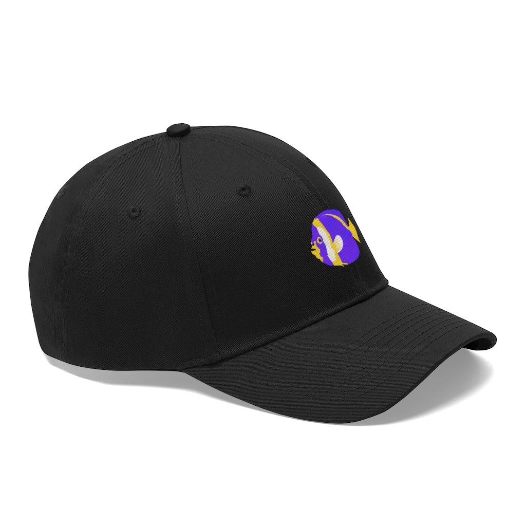 Unisex Twill Hat - Fish Design