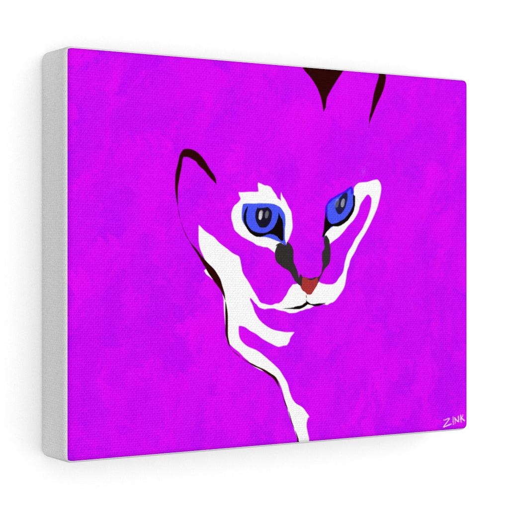 Cat Design - Fuschia Canvas Gallery Wraps
