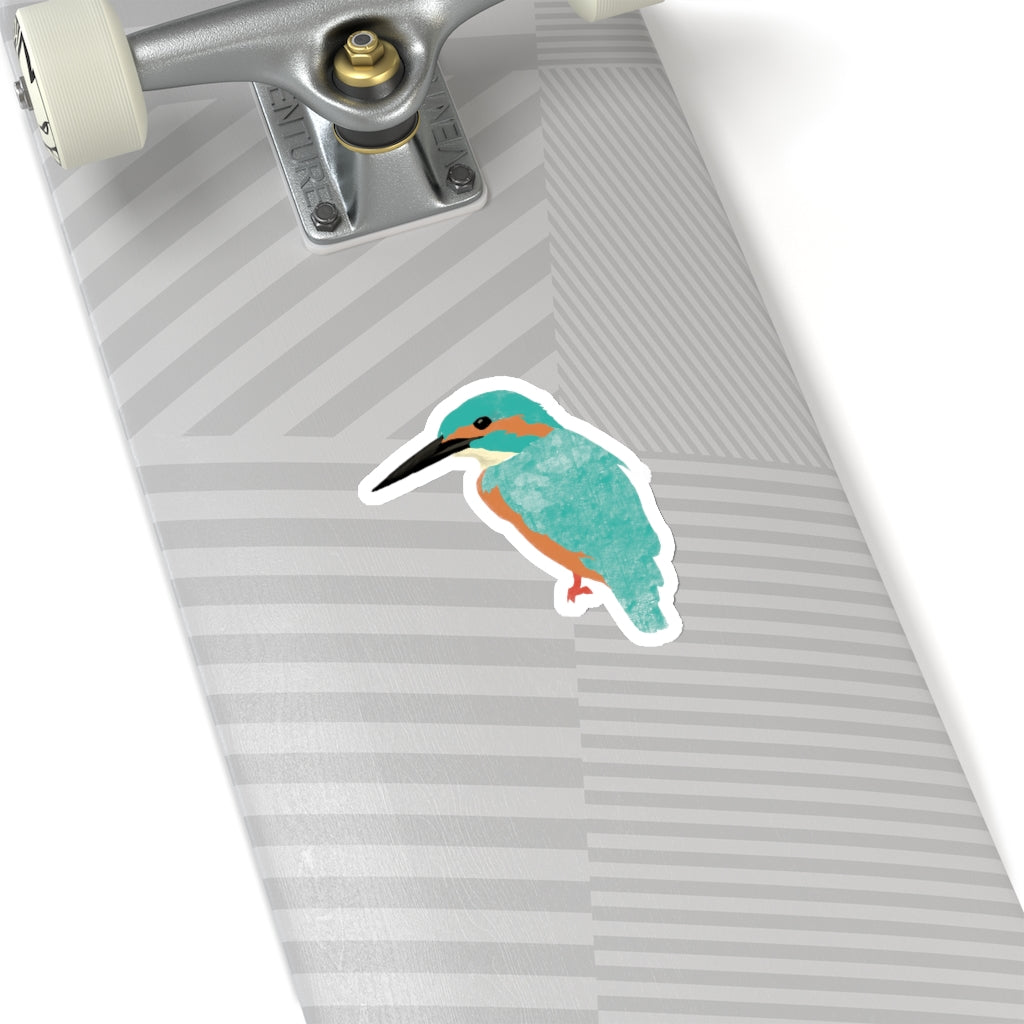 Kiss-Cut Stickers - Kingfisher Bird
