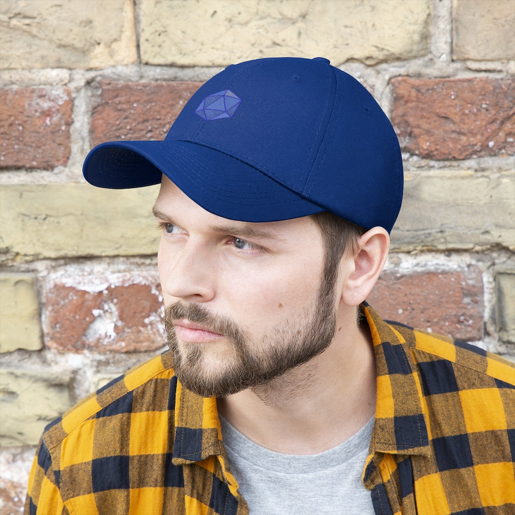 Unisex Twill Hat - Icosahedron