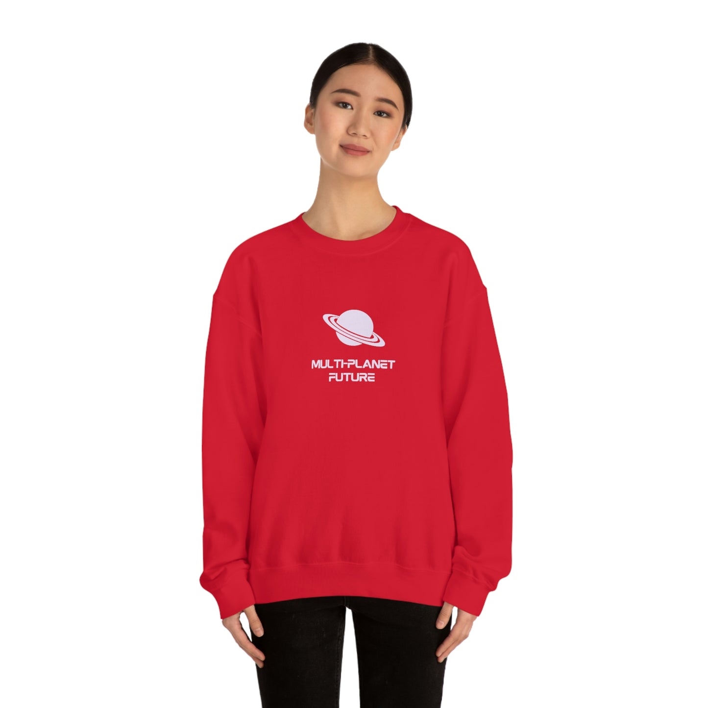 MULTI-PLANET FUTURE - Unisex Heavy Blend™ Crewneck Sweatshirt