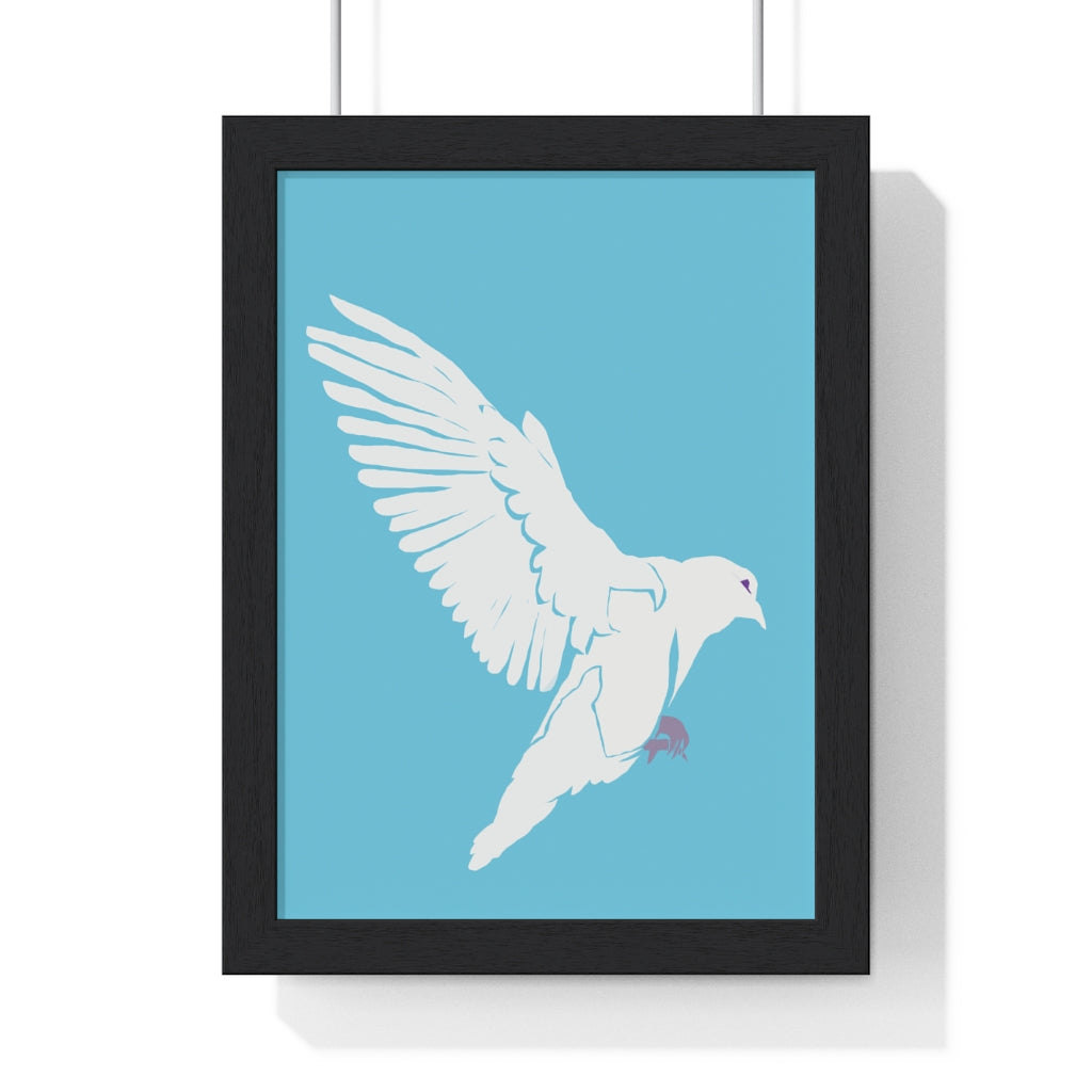 Dove of Peace - Premium Framed Vertical Poster