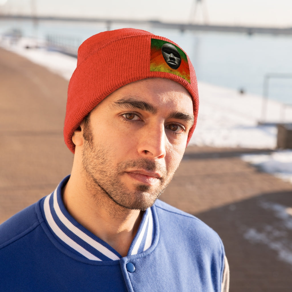 African Mask - Knit Beanie
