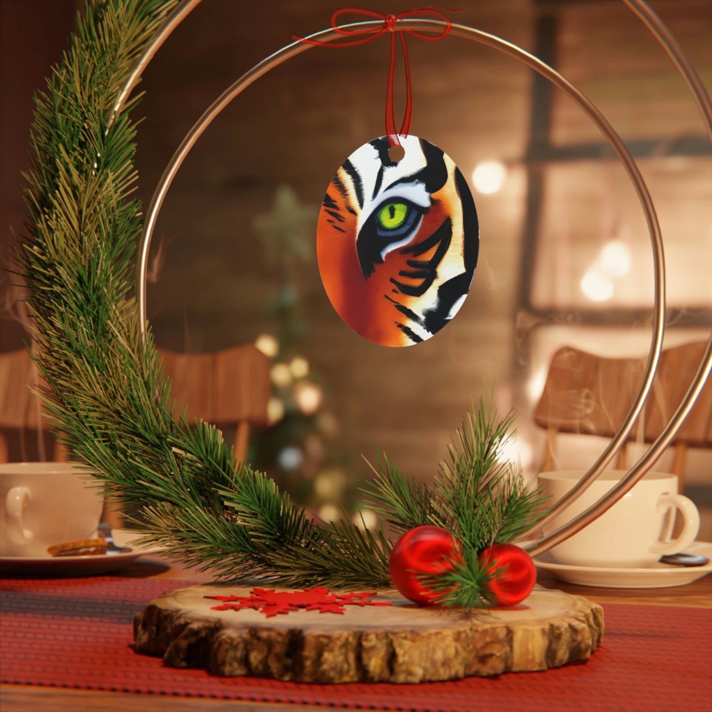 TIGER - Metal Ornament