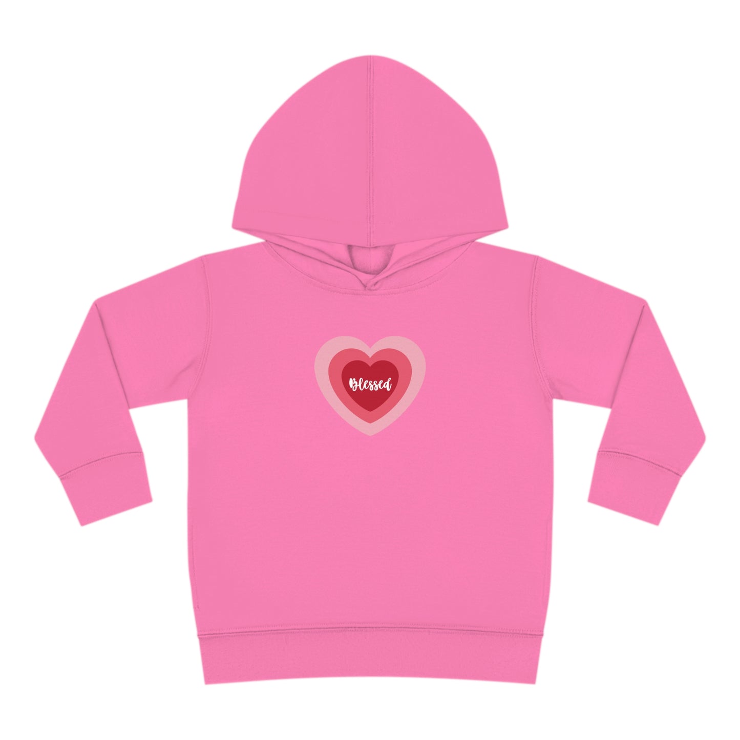 Blessed Heart - Toddler Pullover Fleece Hoodie