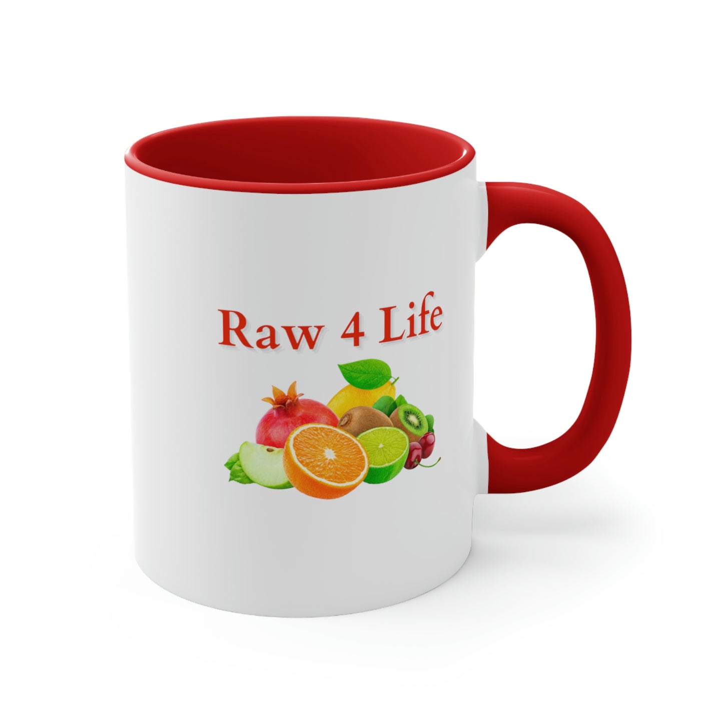 Raw 4 Life Accent Mug