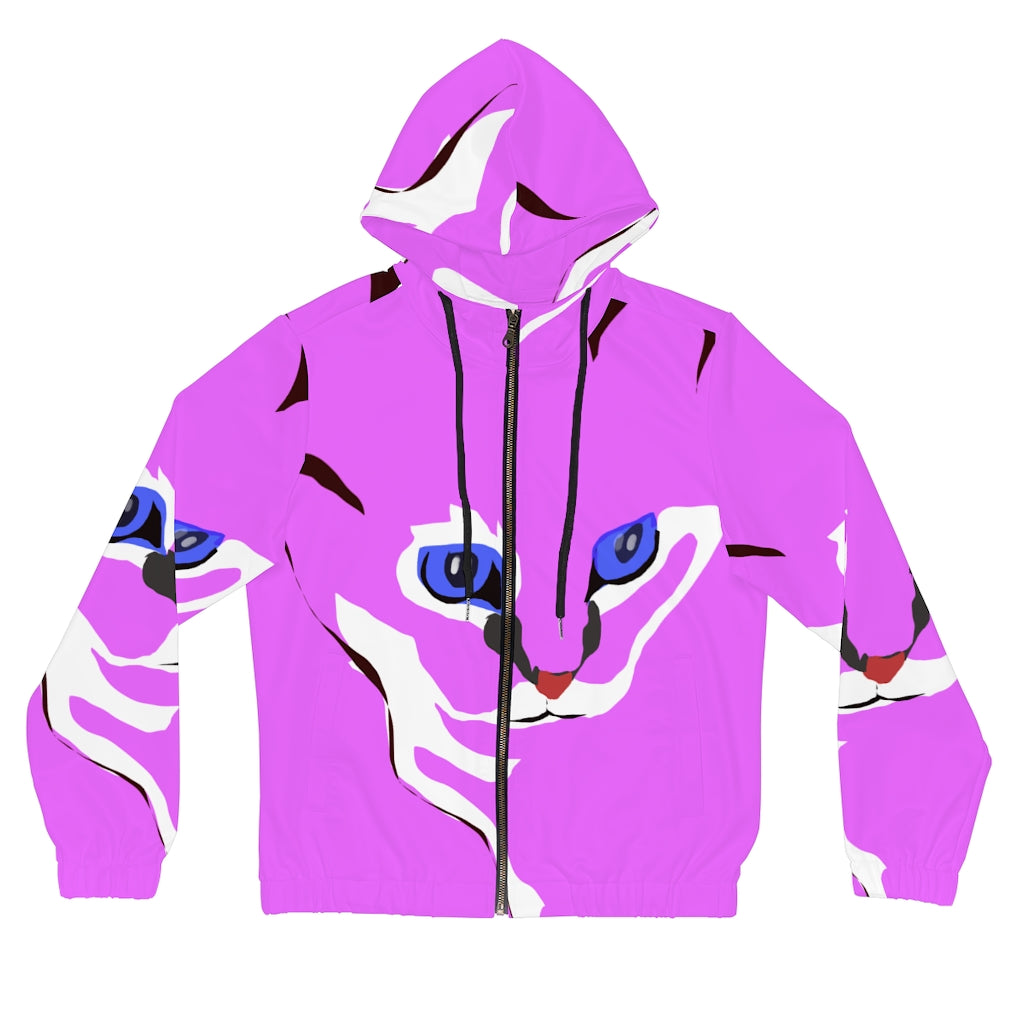 Women’s Full-Zip Hoodie (AOP) - Cat Design