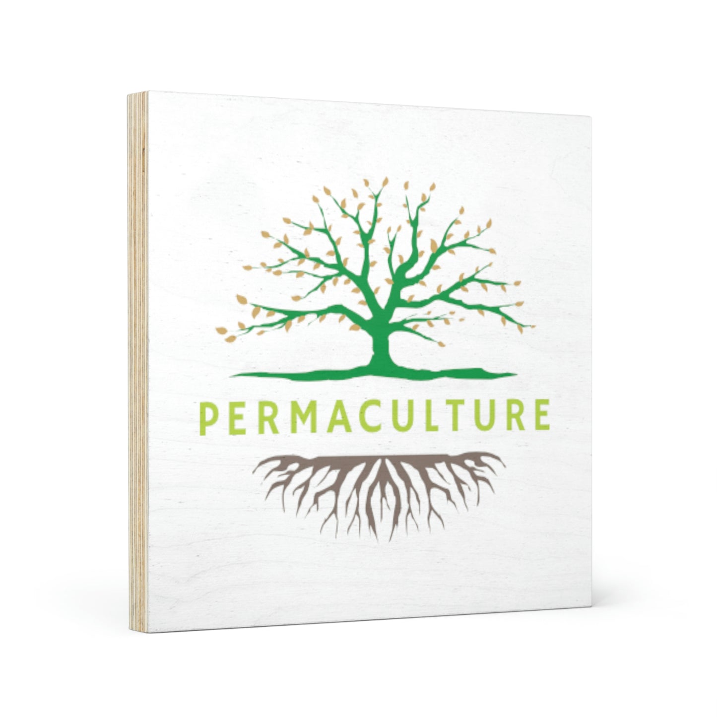 Wood Canvas - Permaculture - White