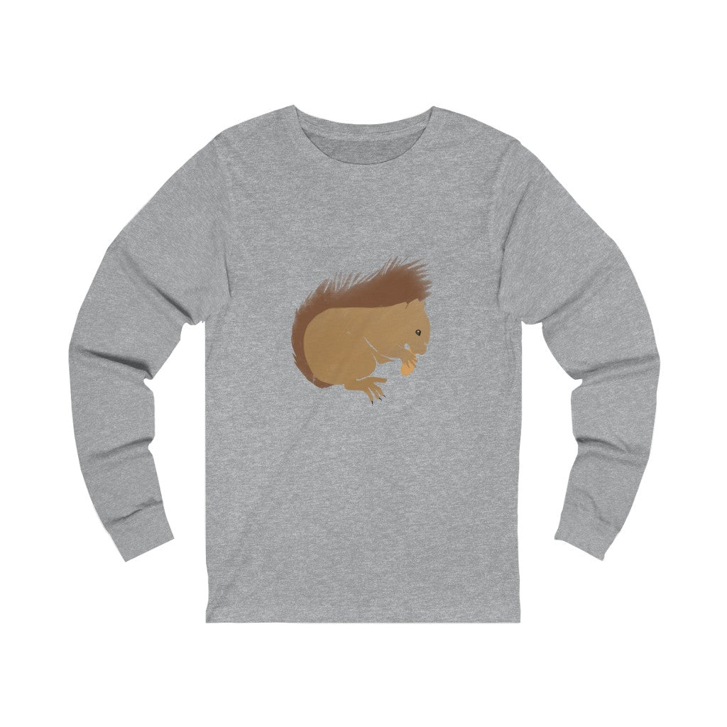 Unisex Jersey Long Sleeve Tee - Squirrel