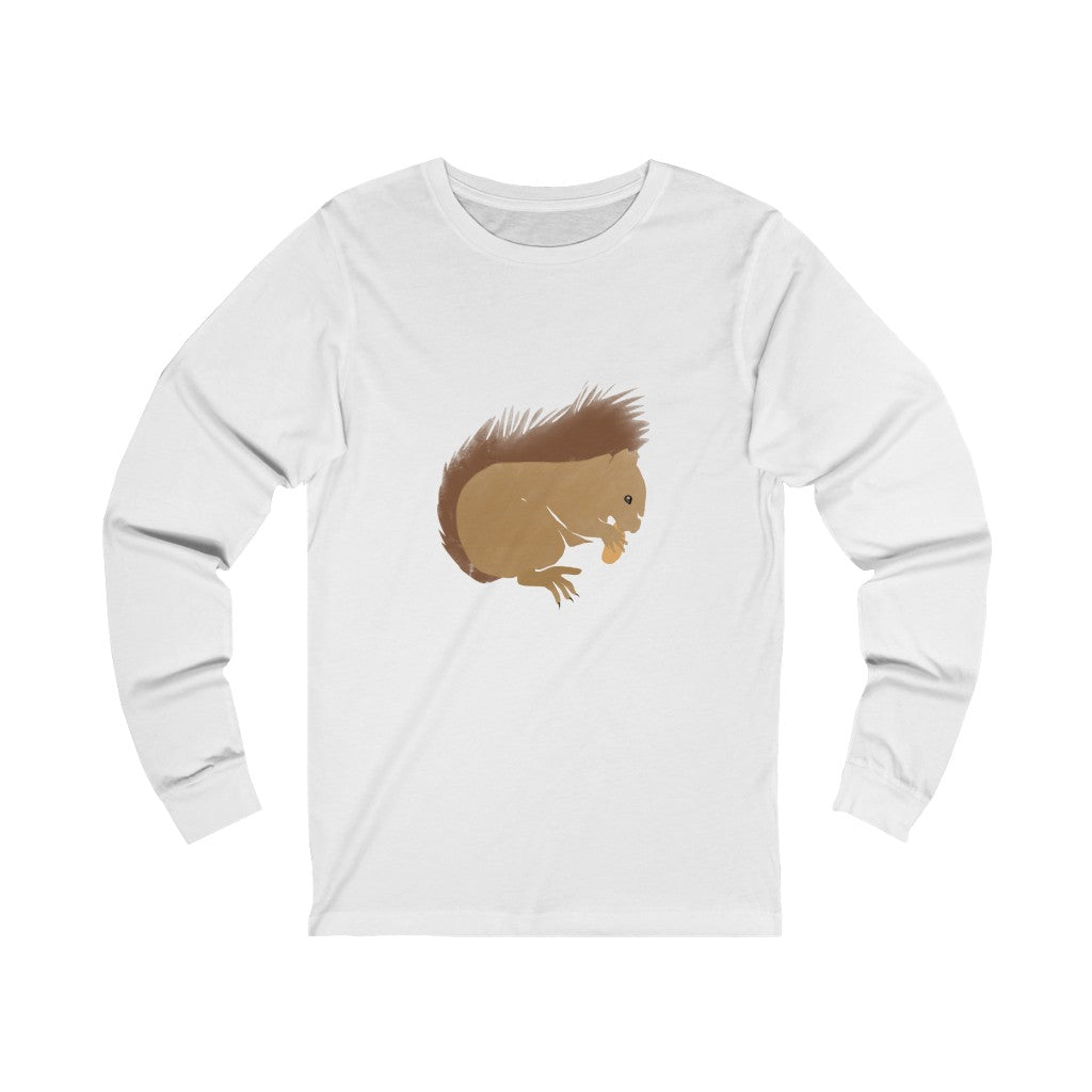 Unisex Jersey Long Sleeve Tee - Squirrel