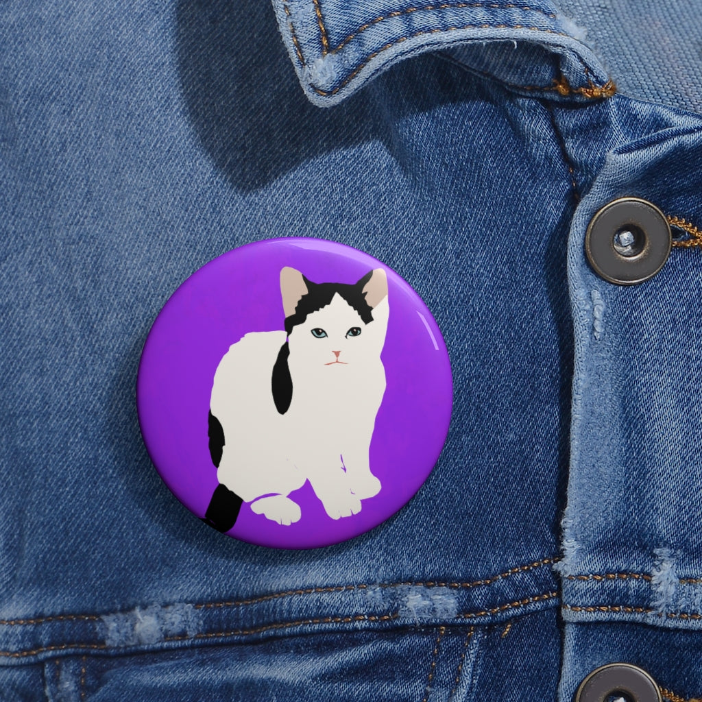 Kitty Cat Pin Buttons