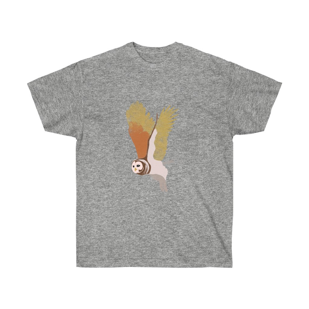 Unisex Ultra Cotton Tee - Flying Owl