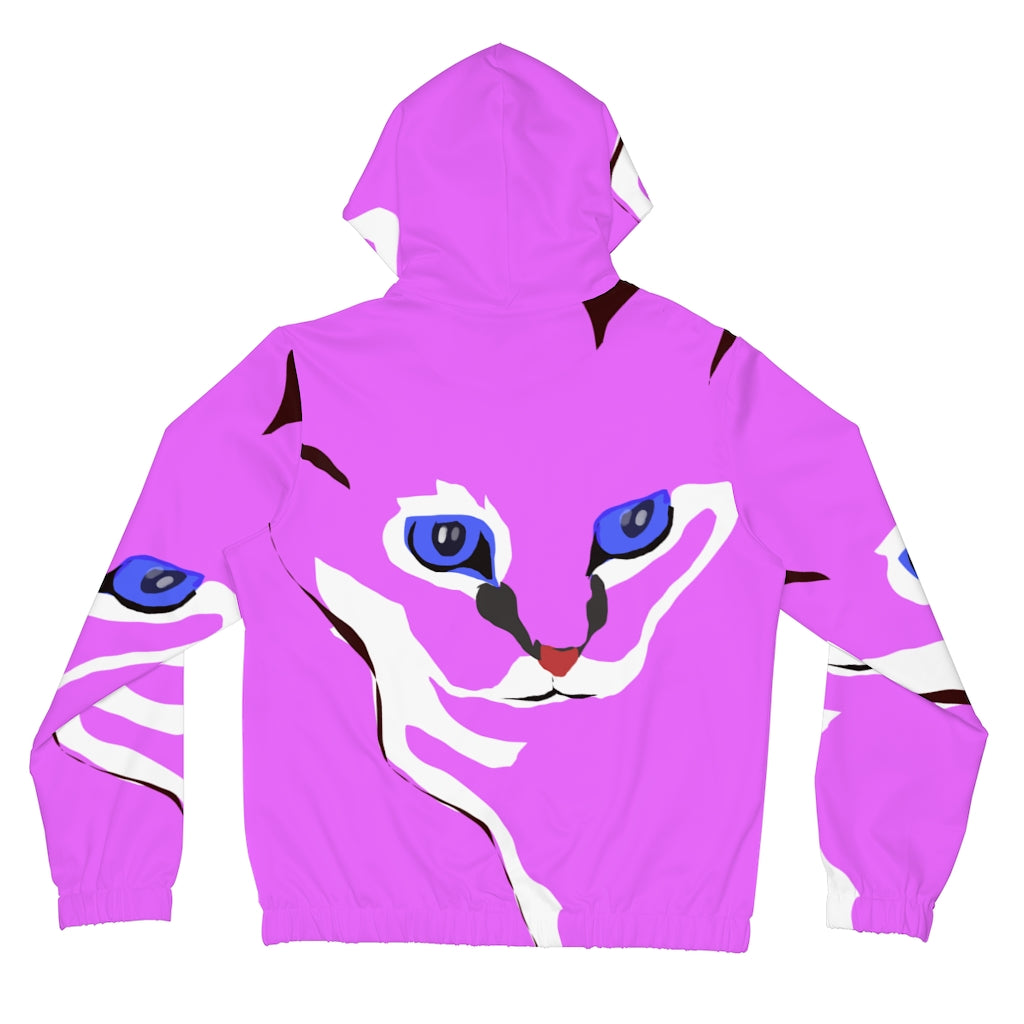 Women’s Full-Zip Hoodie (AOP) - Cat Design