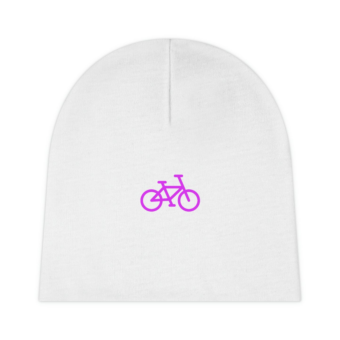 Baby Beanie - Pink Bike