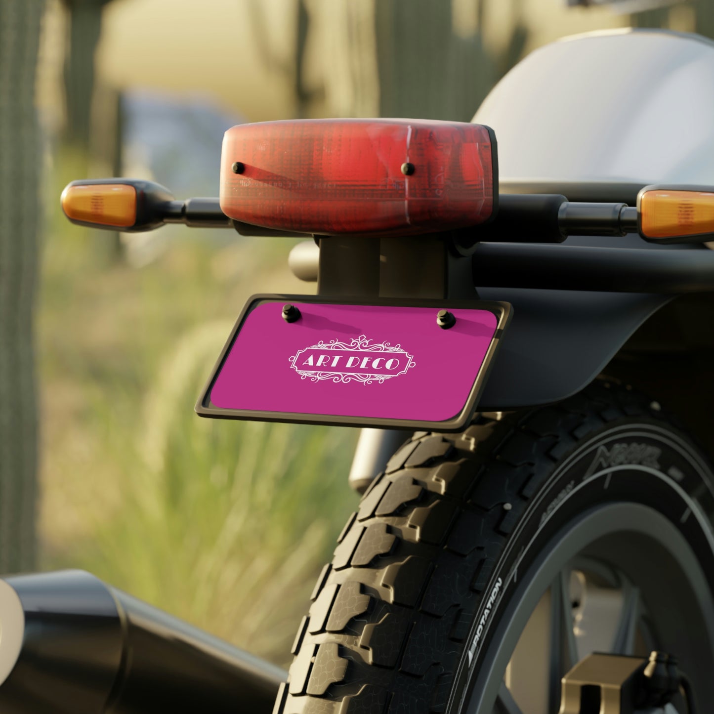 ART DECO - Mini License Plate