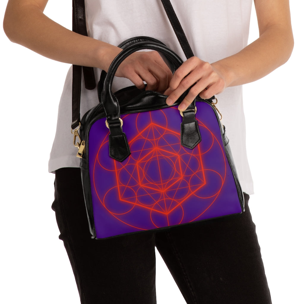 Sacred Geometry Shoulder Handbag