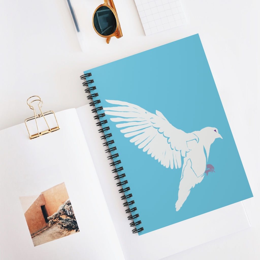 Dove of Peace - Spiral Notebook - Ruled Line