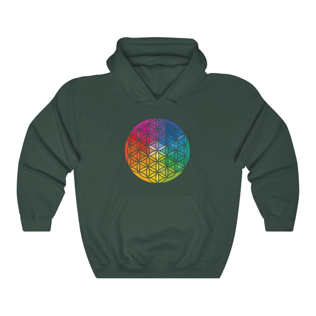 Flower of Life - Unisex Heavy Blend™ Hooded Sweatshirt