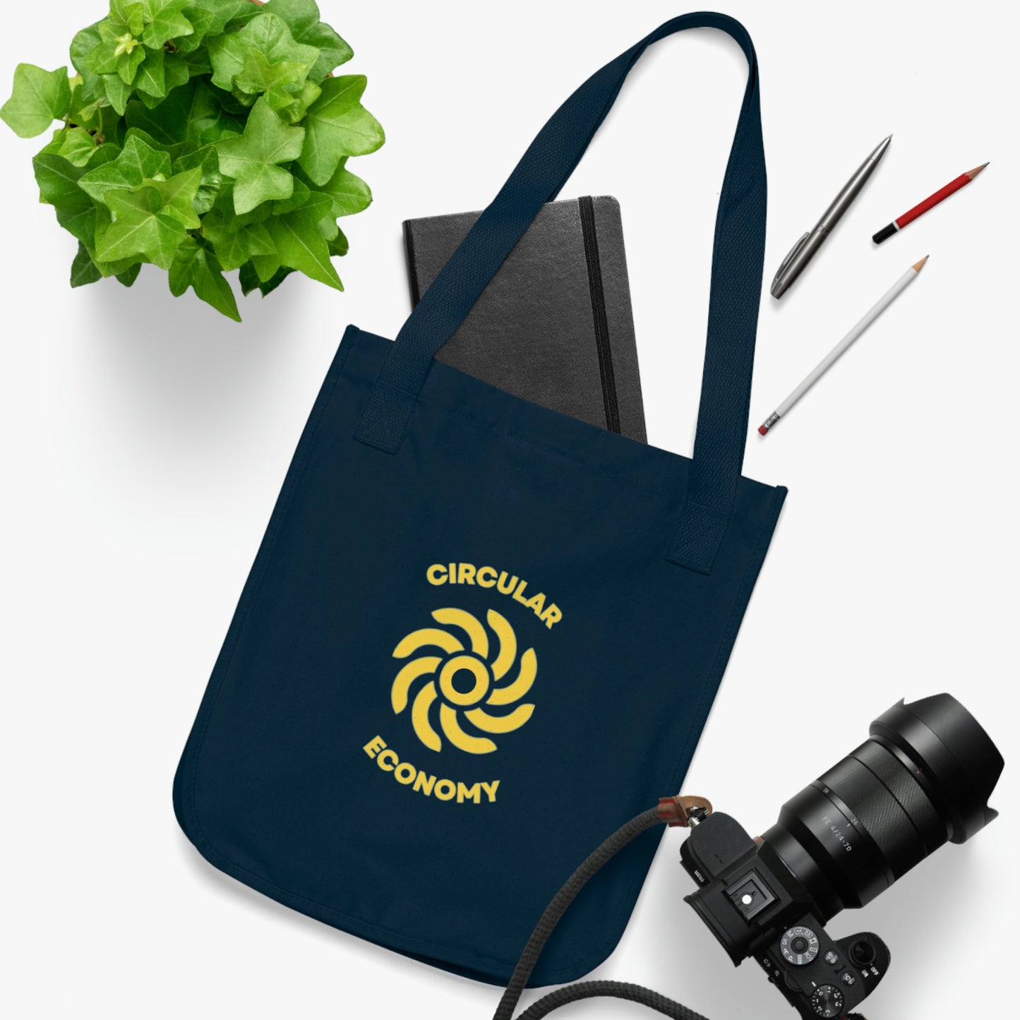 Organic Canvas Tote Bag - CIRCULAR ECONOMY