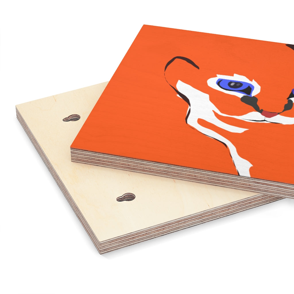 Wood Canvas - Cat Design