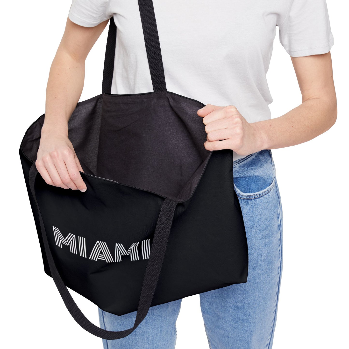 MIAMI Weekender Tote Bag, Black