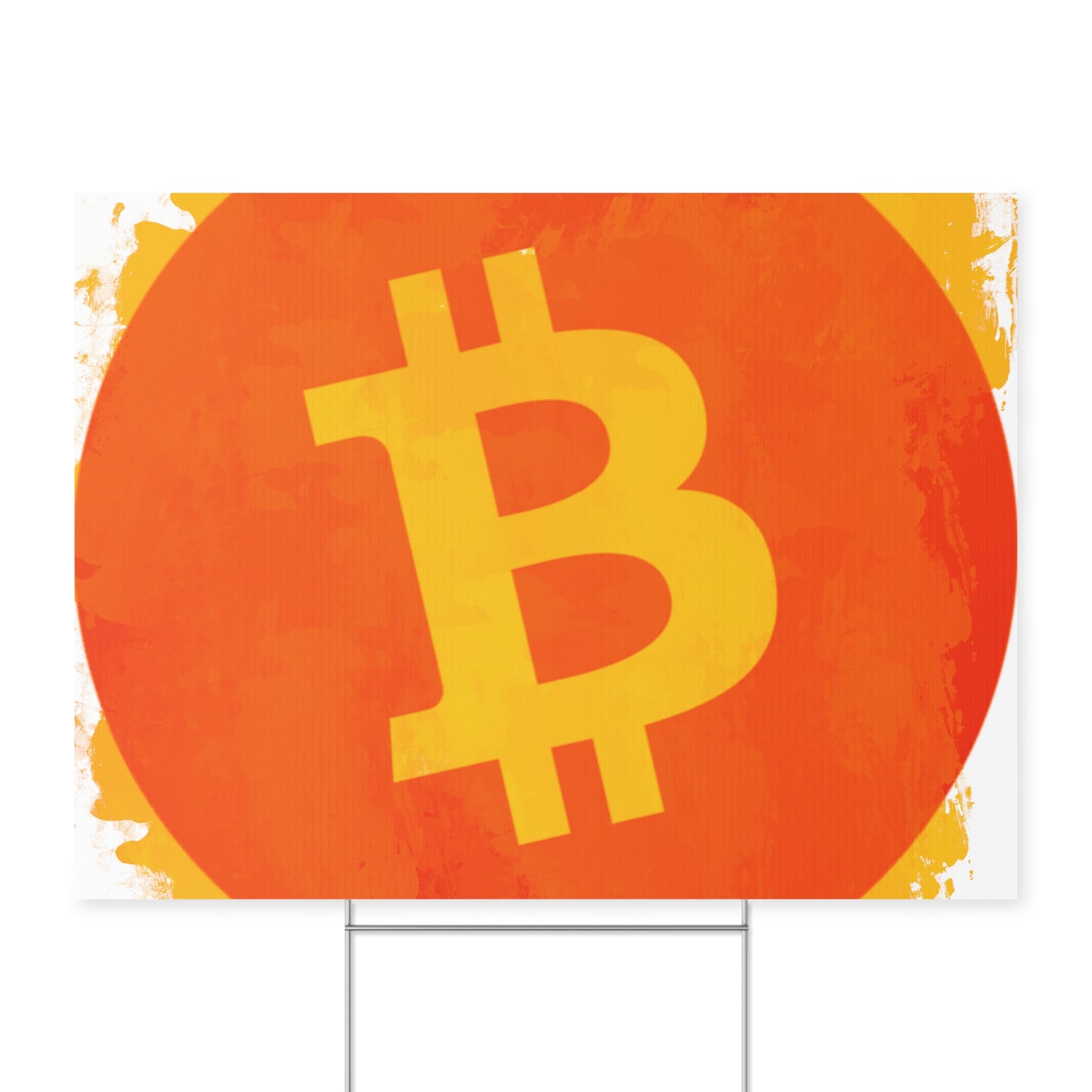 BITCOIN Yard Sign