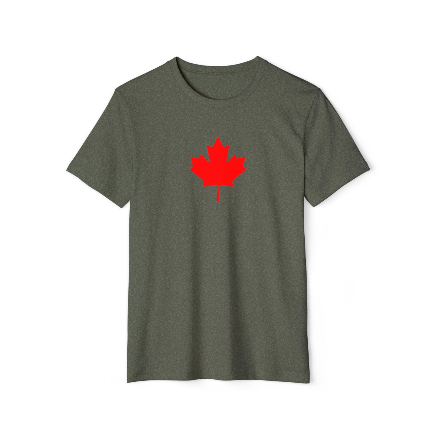 Canadian Maple Leaf, Unisex Recycled Organic T-Shirt