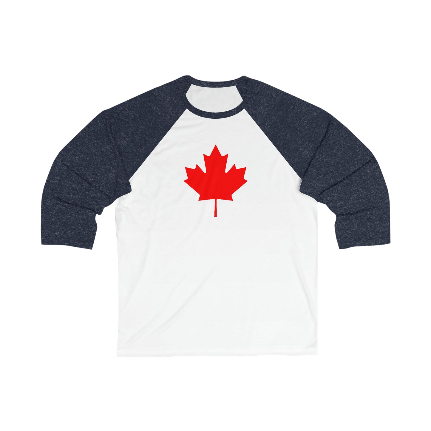 Canadian Maple Leaf, Unisex 3\4 Sleeve Baseball Tee