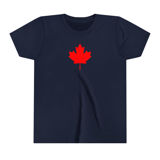 Canadian Maple Leaf, Youth Short Sleeve Tee