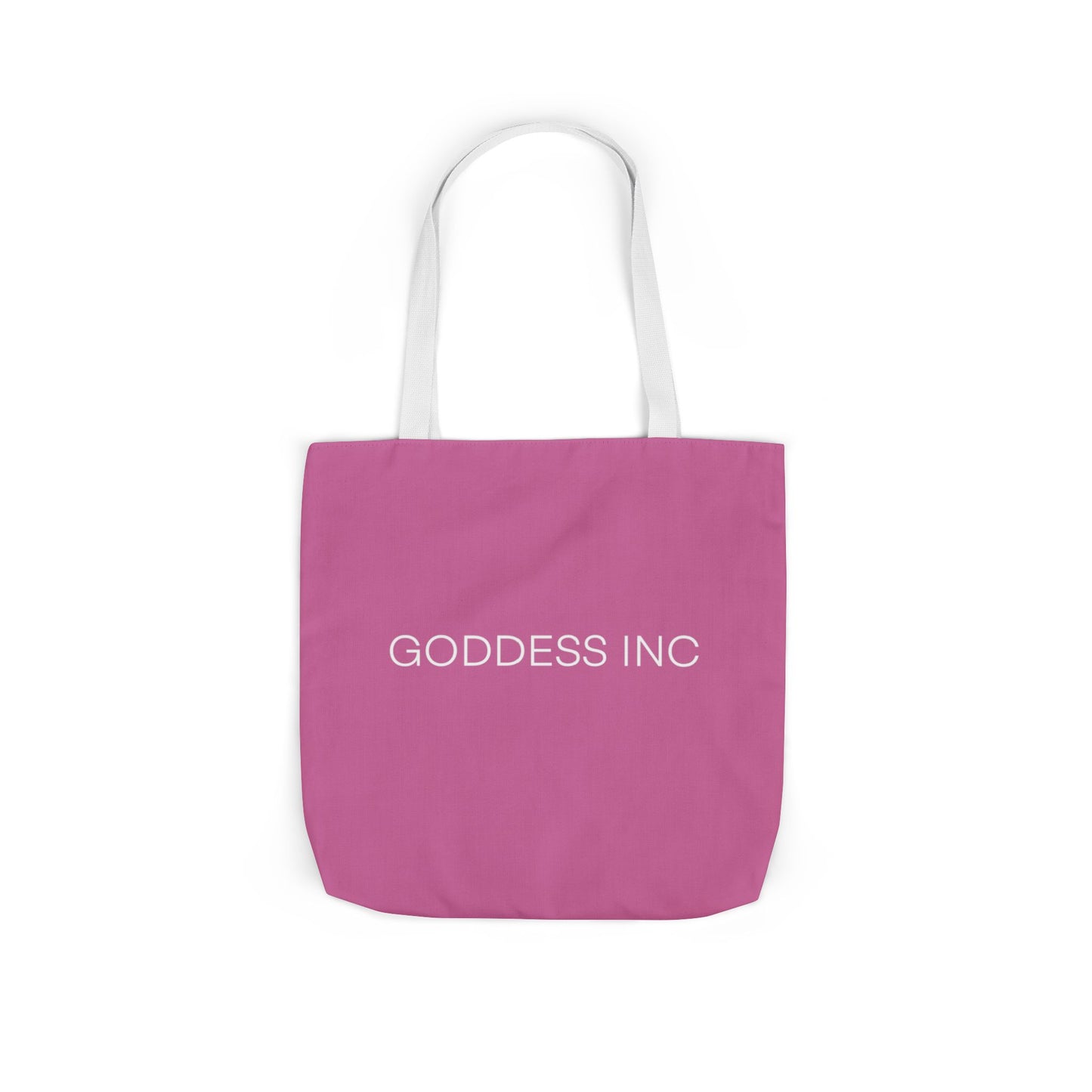 GODDESS INC Canvas Tote Bag, 5-Color Straps, Pink and White