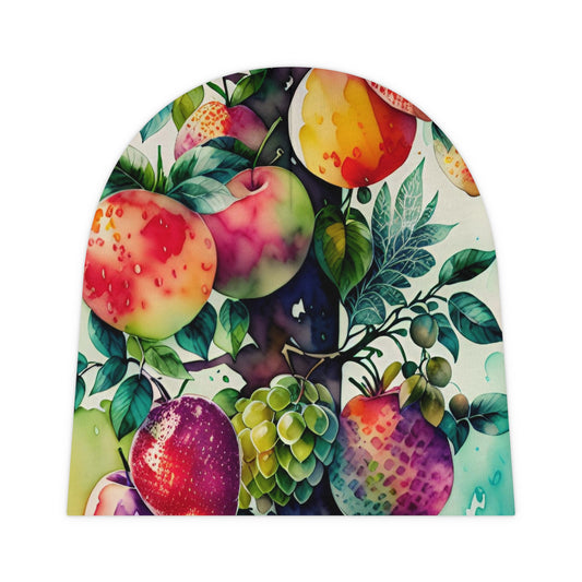 Fruit Watercolor Baby Beanie