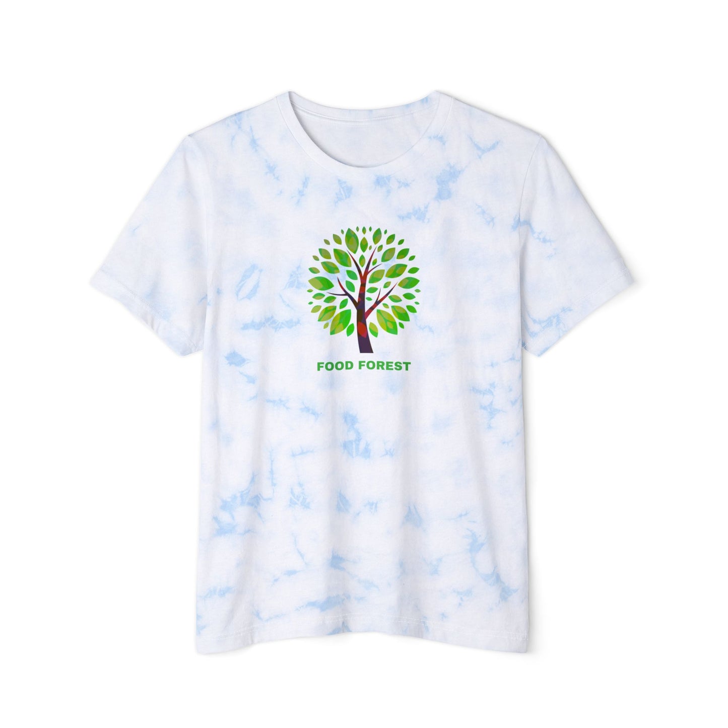 FOOD FOREST Unisex FWD Fashion Tie-Dyed T-Shirt