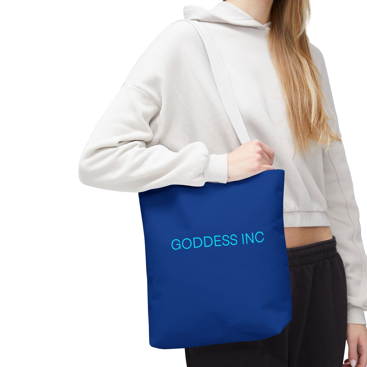 Goddess Inc Tote Bag, Blue