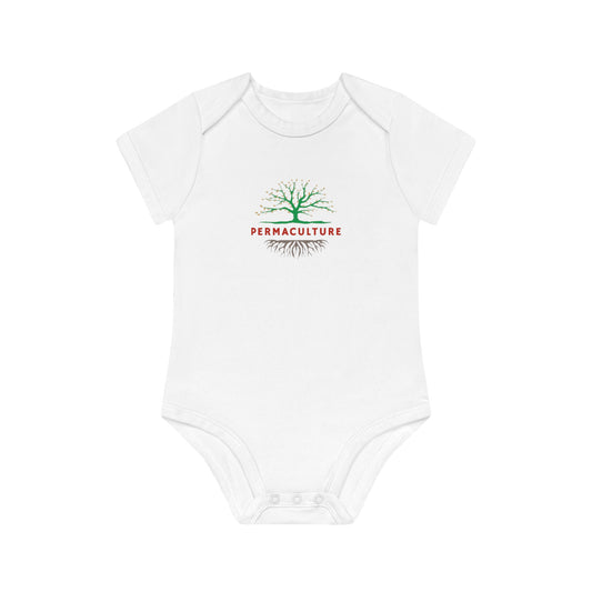 Permaculture, Baby Organic Short Sleeve Bodysuit