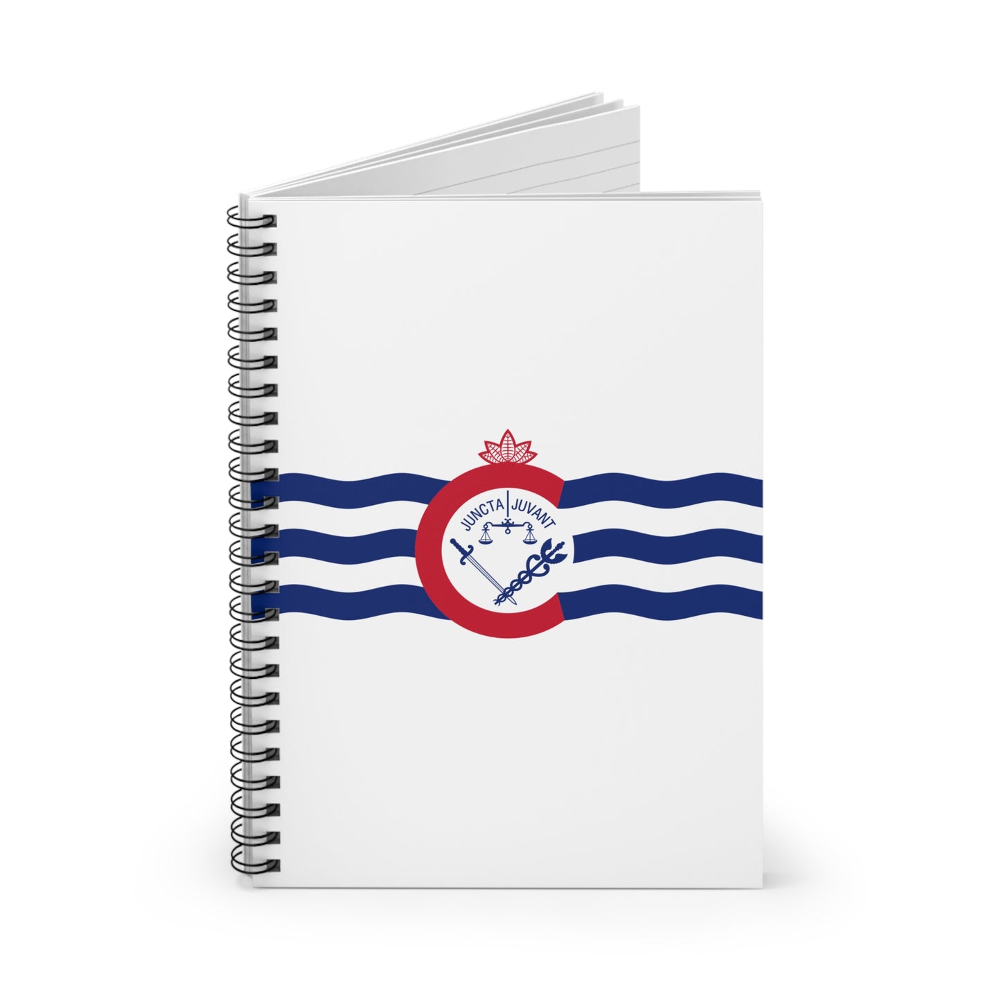 Cincinnati Flag, Spiral Notebook, Ruled Line