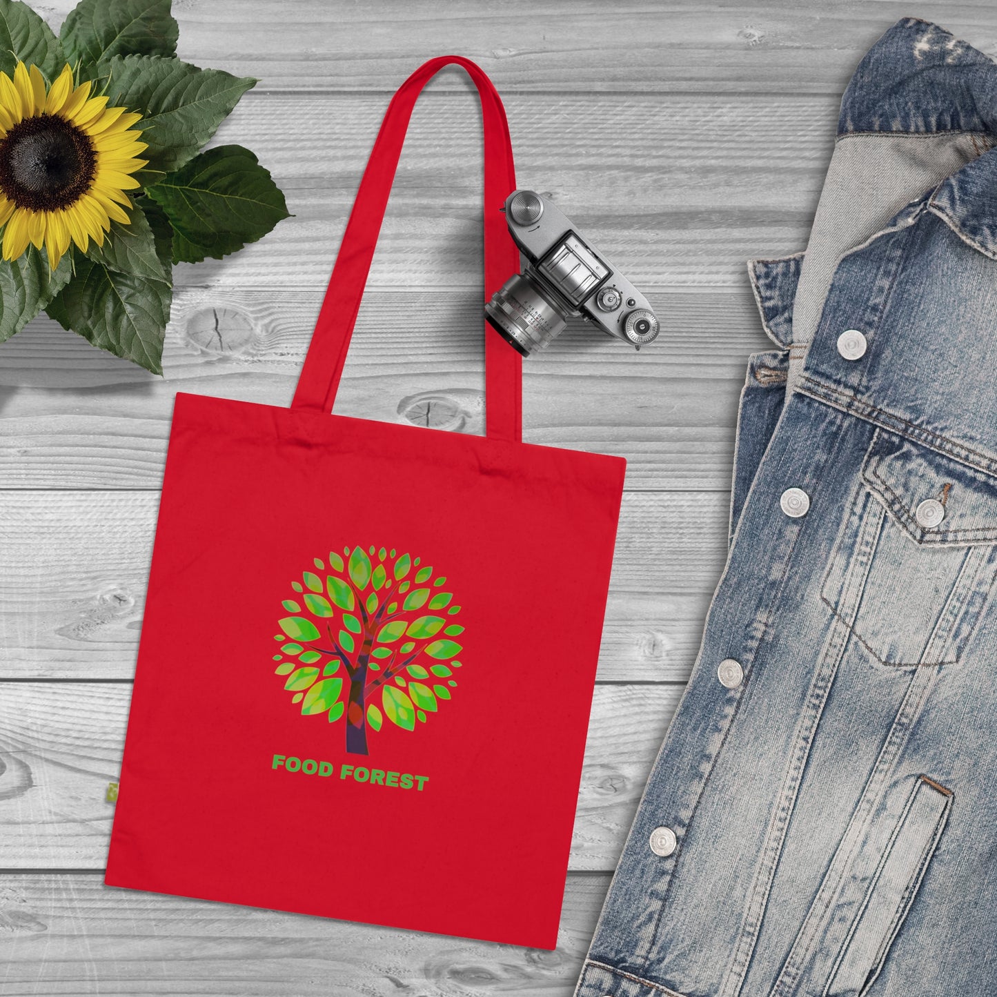 FOOD FOREST Organic Cotton Tote Bag