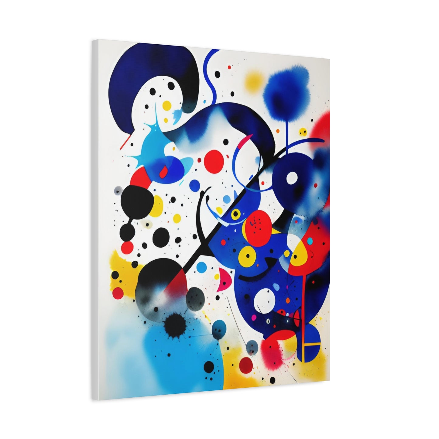 Miro-inspired Matte Canvas, Stretched, 1.25"