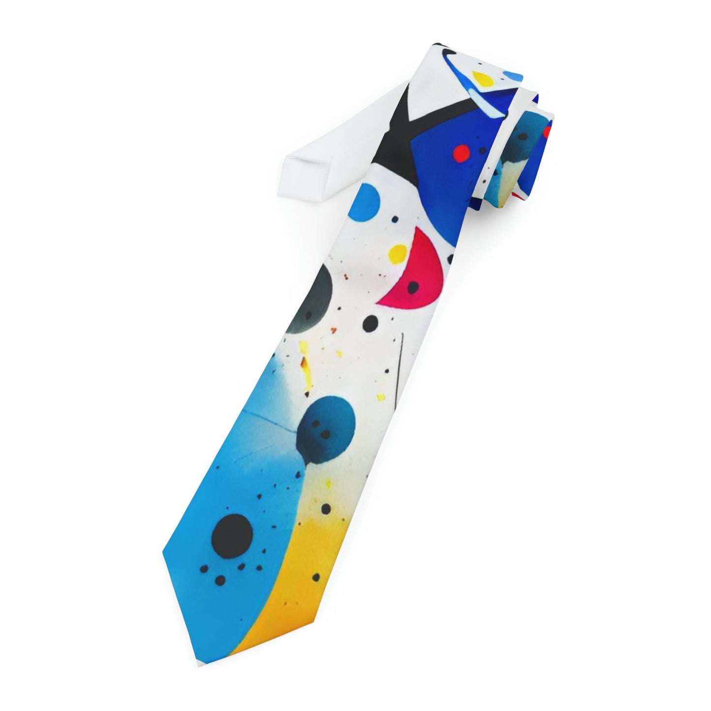 Abstract Necktie, Inspired by Miro