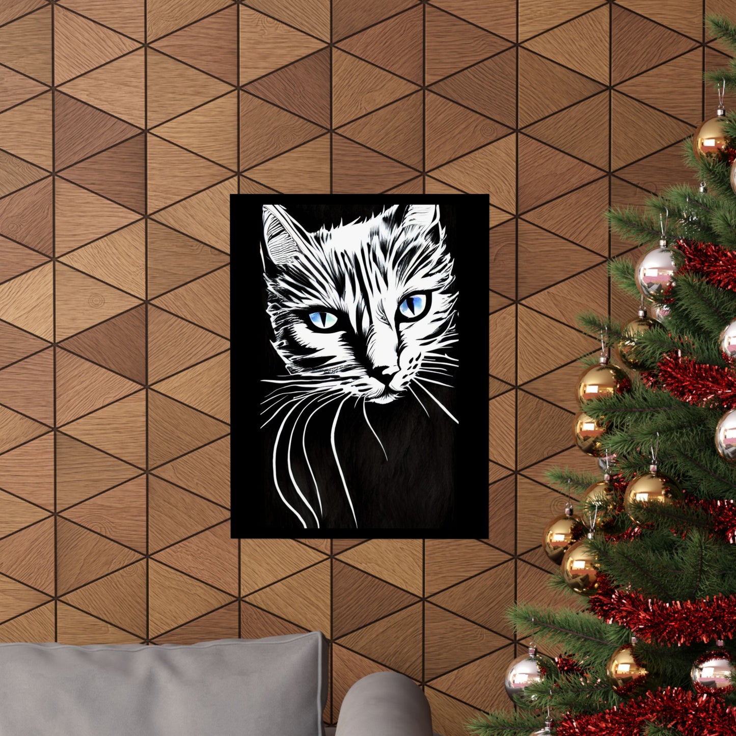 Cat, Matte Vertical Posters