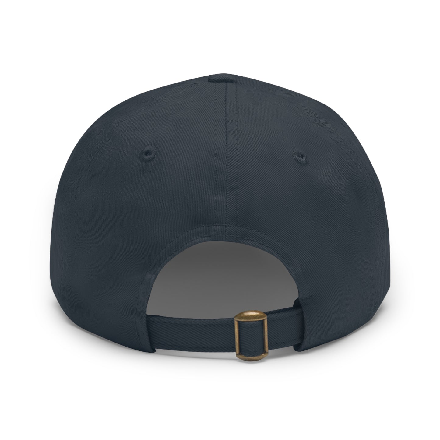 BIKE, Dad Hat with Leather Patch (Rectangle)
