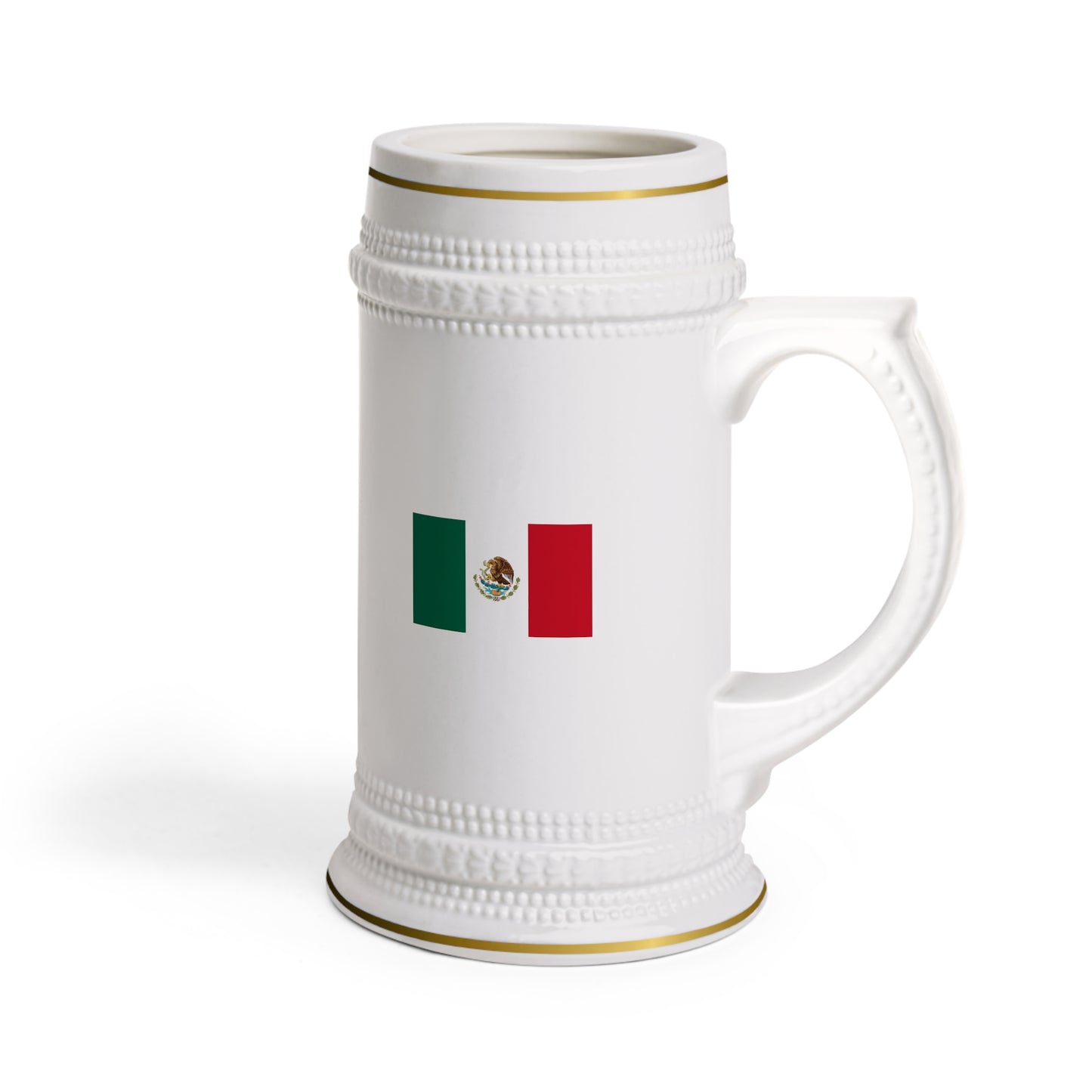 Mexican Flag Beer Stein Mug