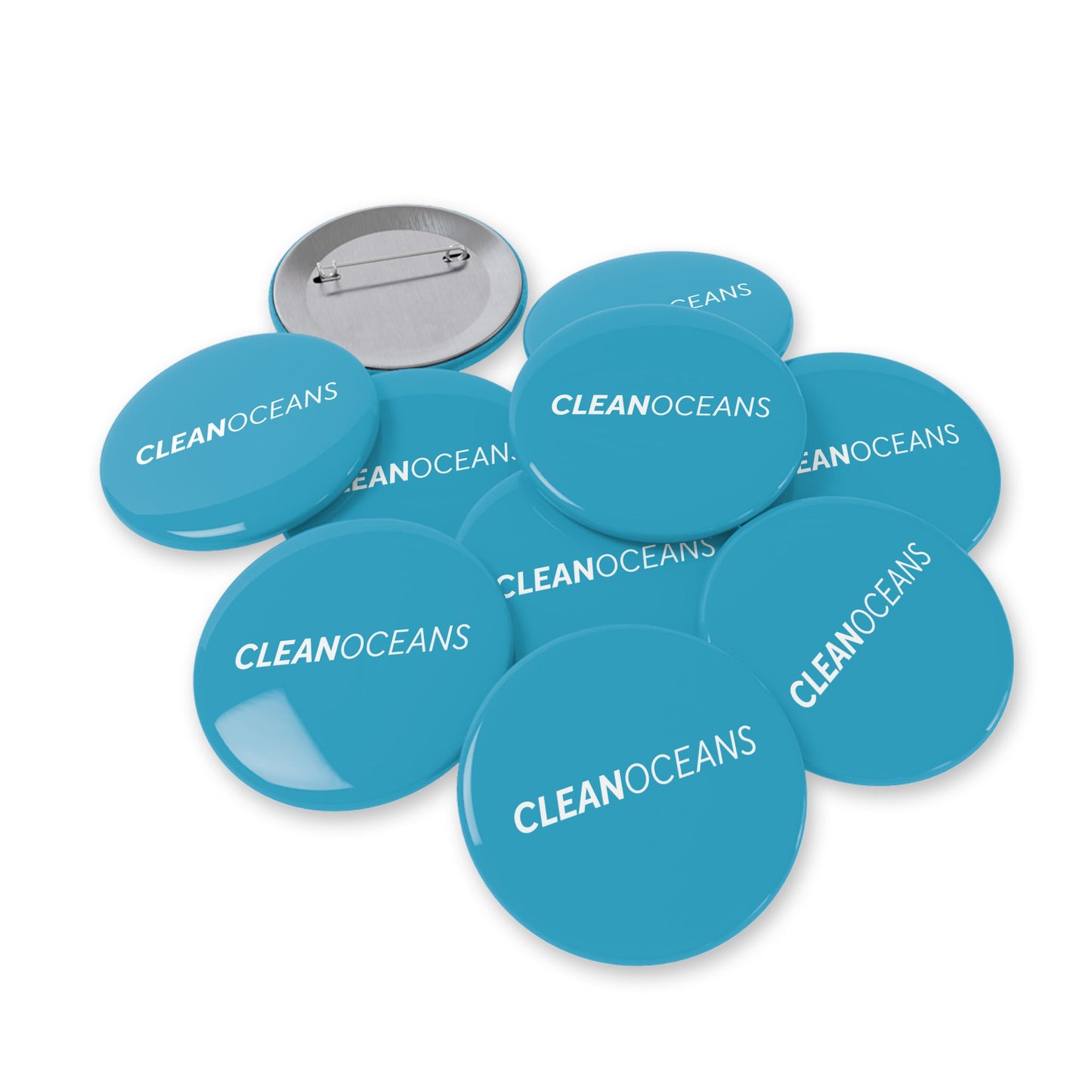 CleanOceans, Round Pins