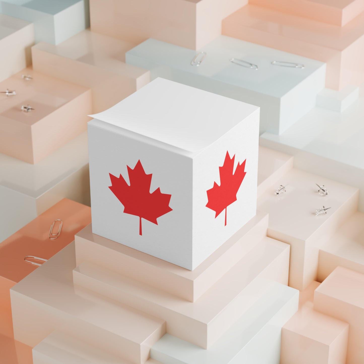 Canadian Maple Leaf Note Cube