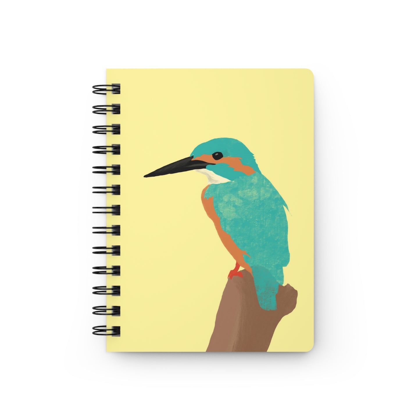 Spiral Bound Journal, Kingfisher Bird