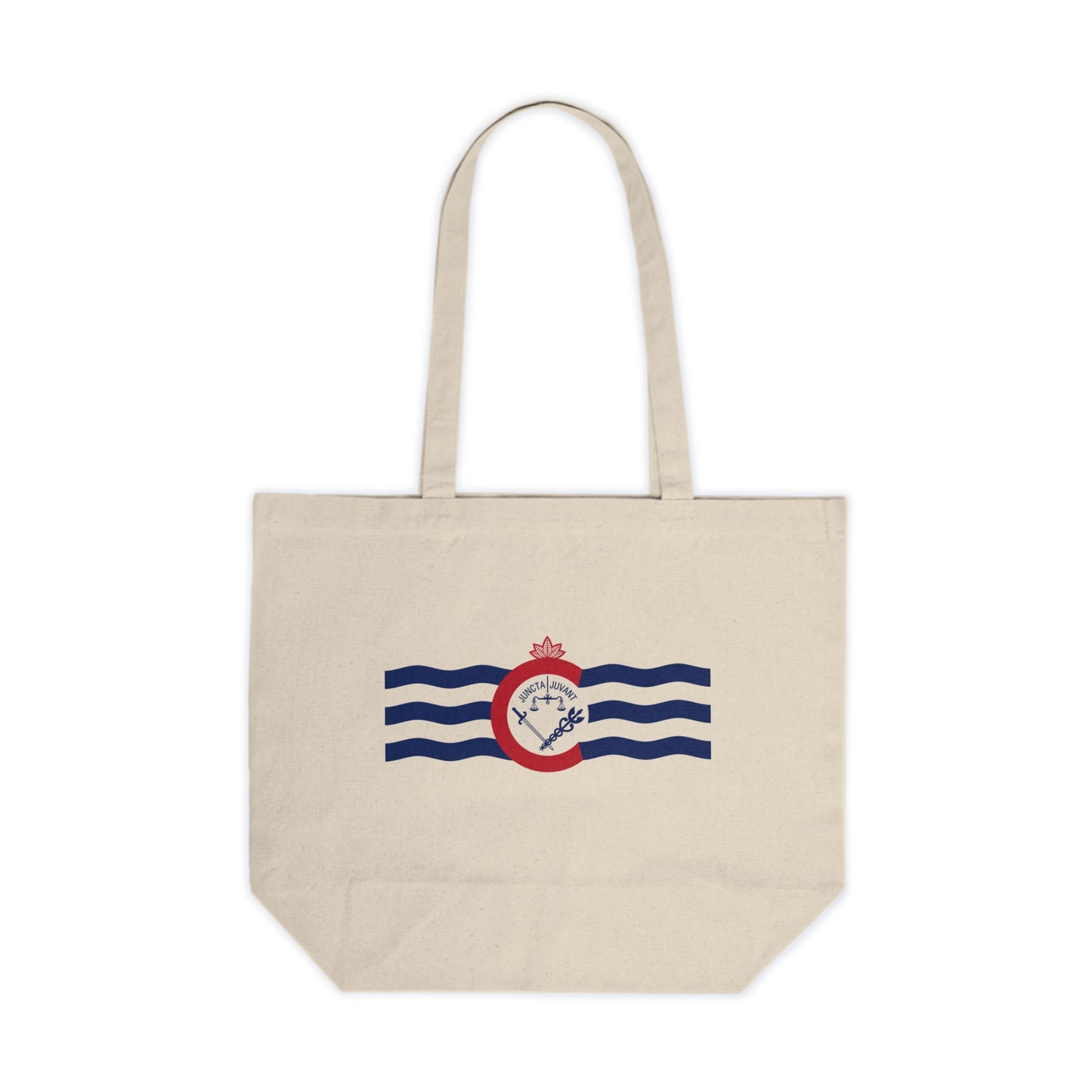 Cincinnati Flag Canvas Shopping Tote