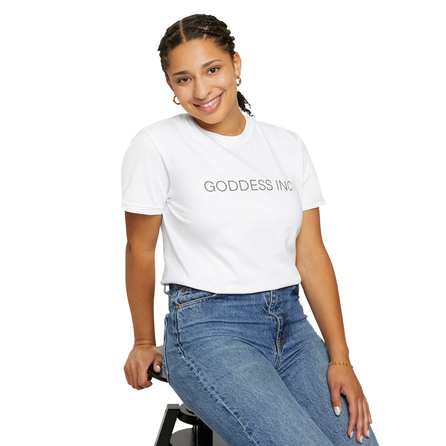 GODDESS INC Garment-Dyed T-shirt