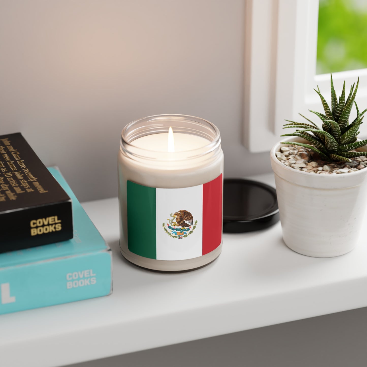 Scented Soy Candle, 9oz, Mexican Flag