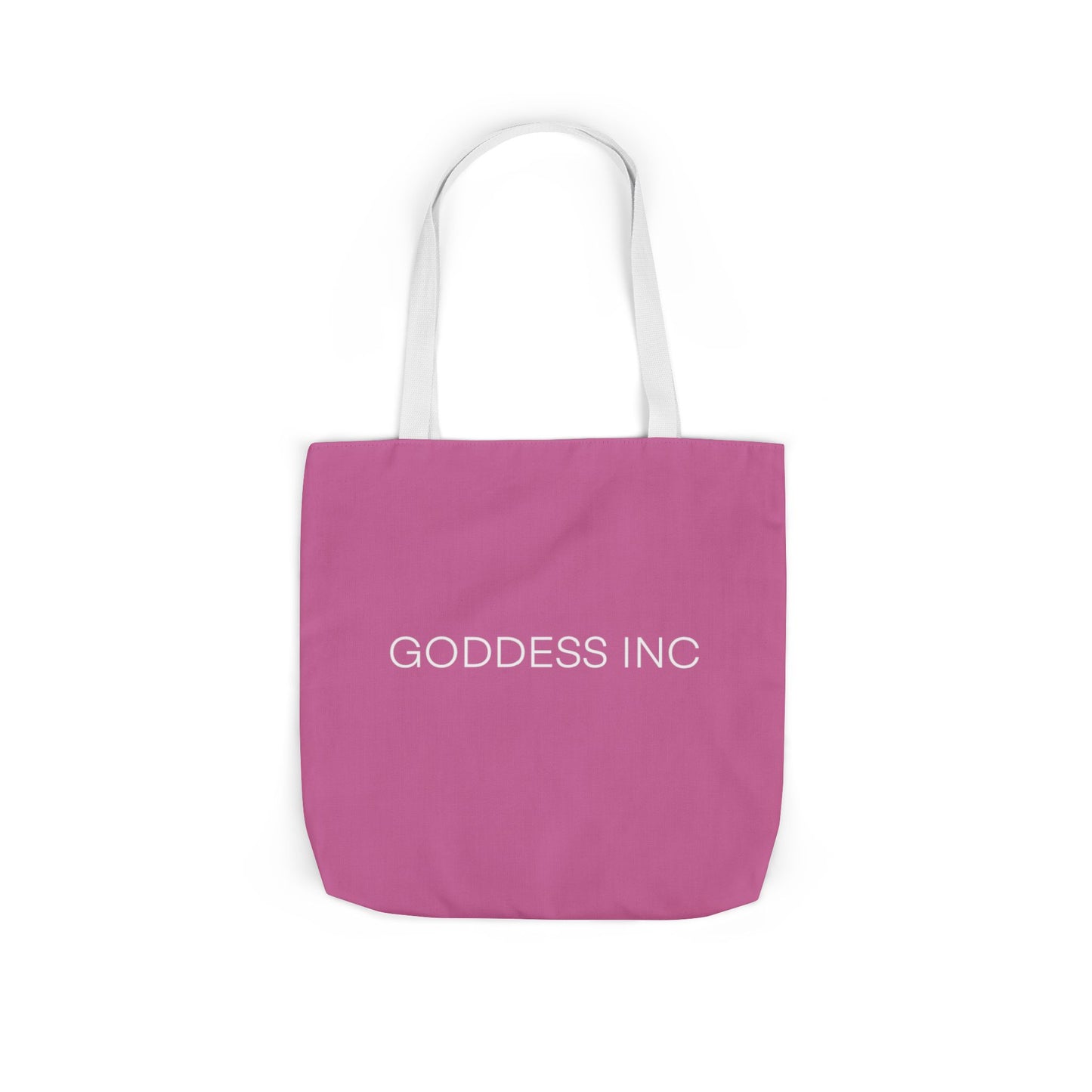 GODDESS INC Canvas Tote Bag, 5-Color Straps, Pink and White
