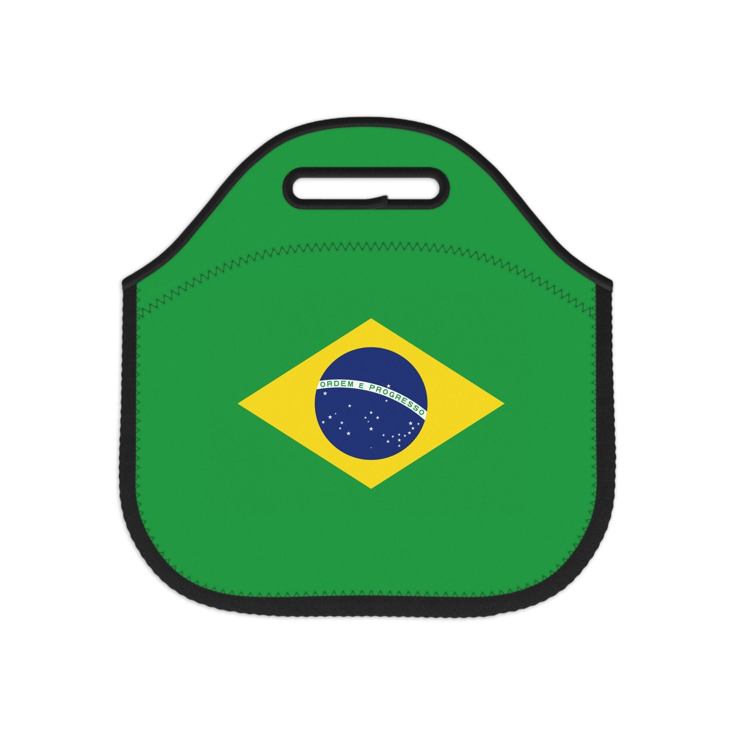 Brazilian Flag Neoprene Lunch Bag