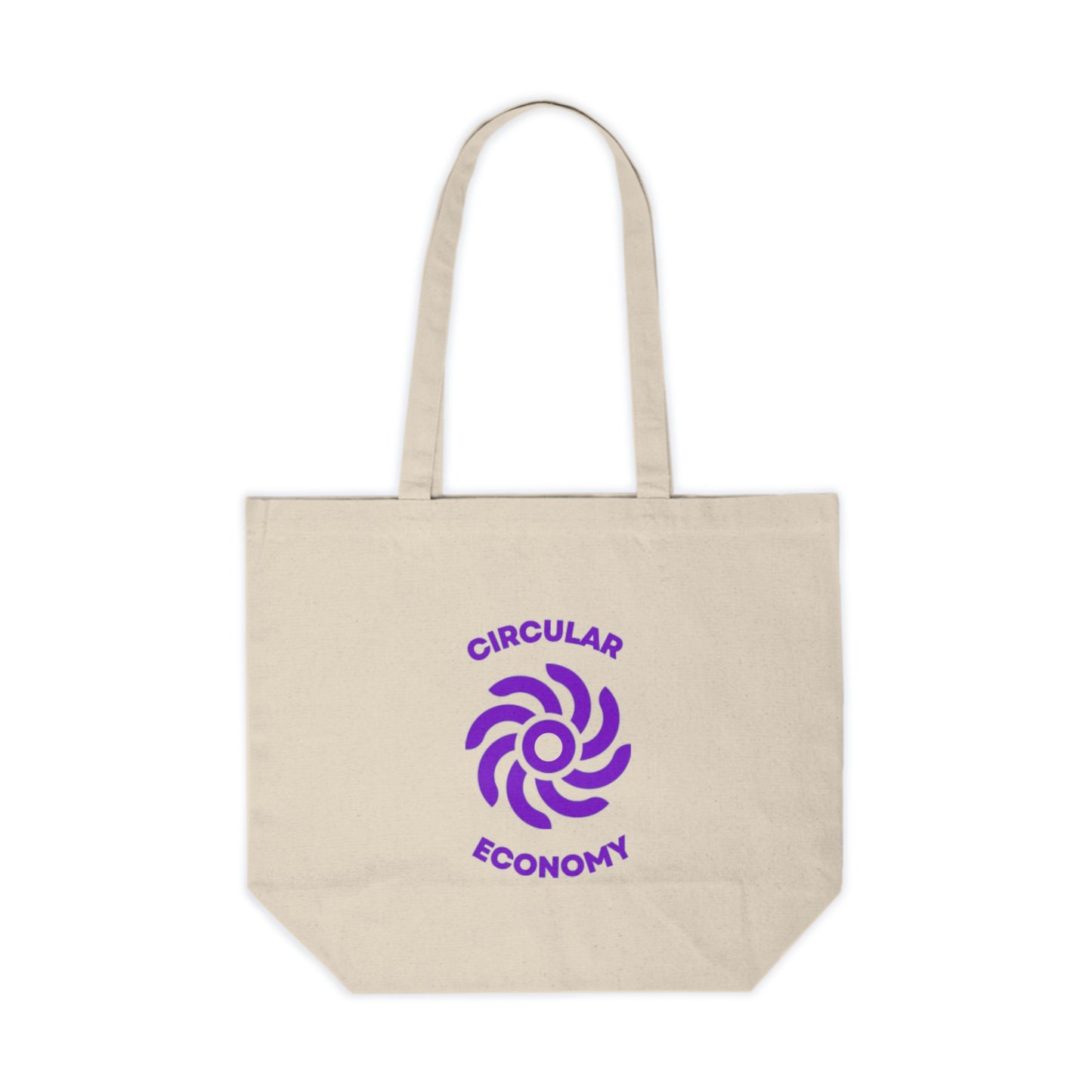 Circular Economy Canvas Shopping Tote